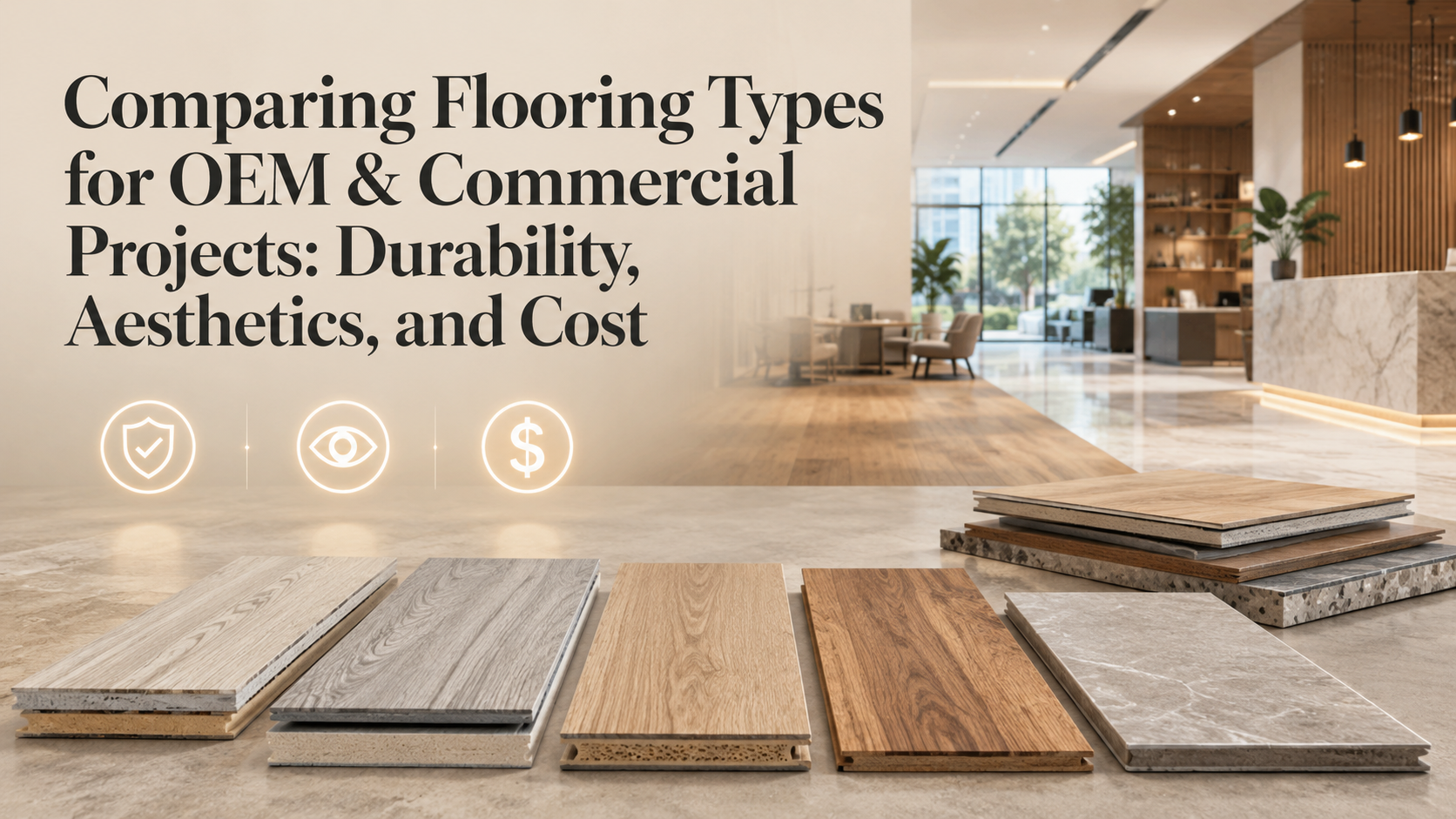 Comparing Flooring Types for OEM & Commercial Projects: Durability, Aesthetics, and Cost