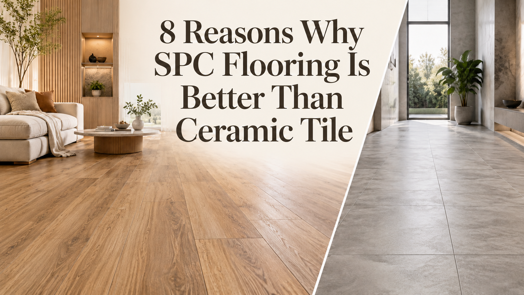 8 Reasons Why SPC Flooring Is Better Than Ceramic Tile