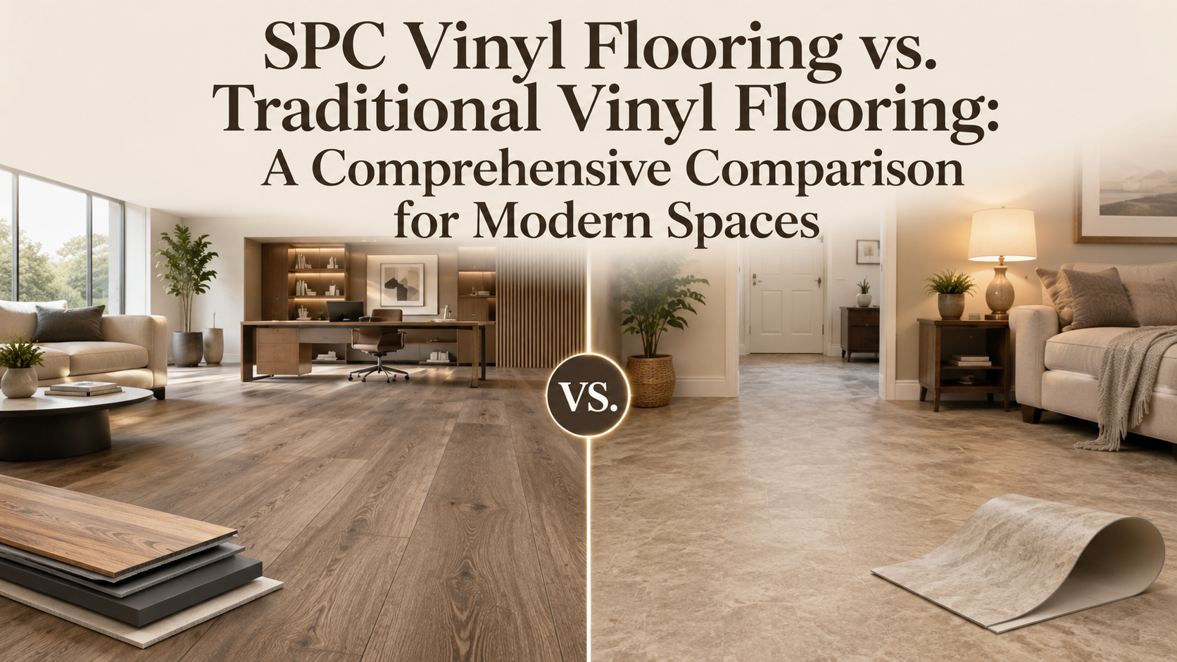 SPC Vinyl Flooring vs. Traditional Vinyl Flooring: A Comprehensive Comparison for Modern Spaces
