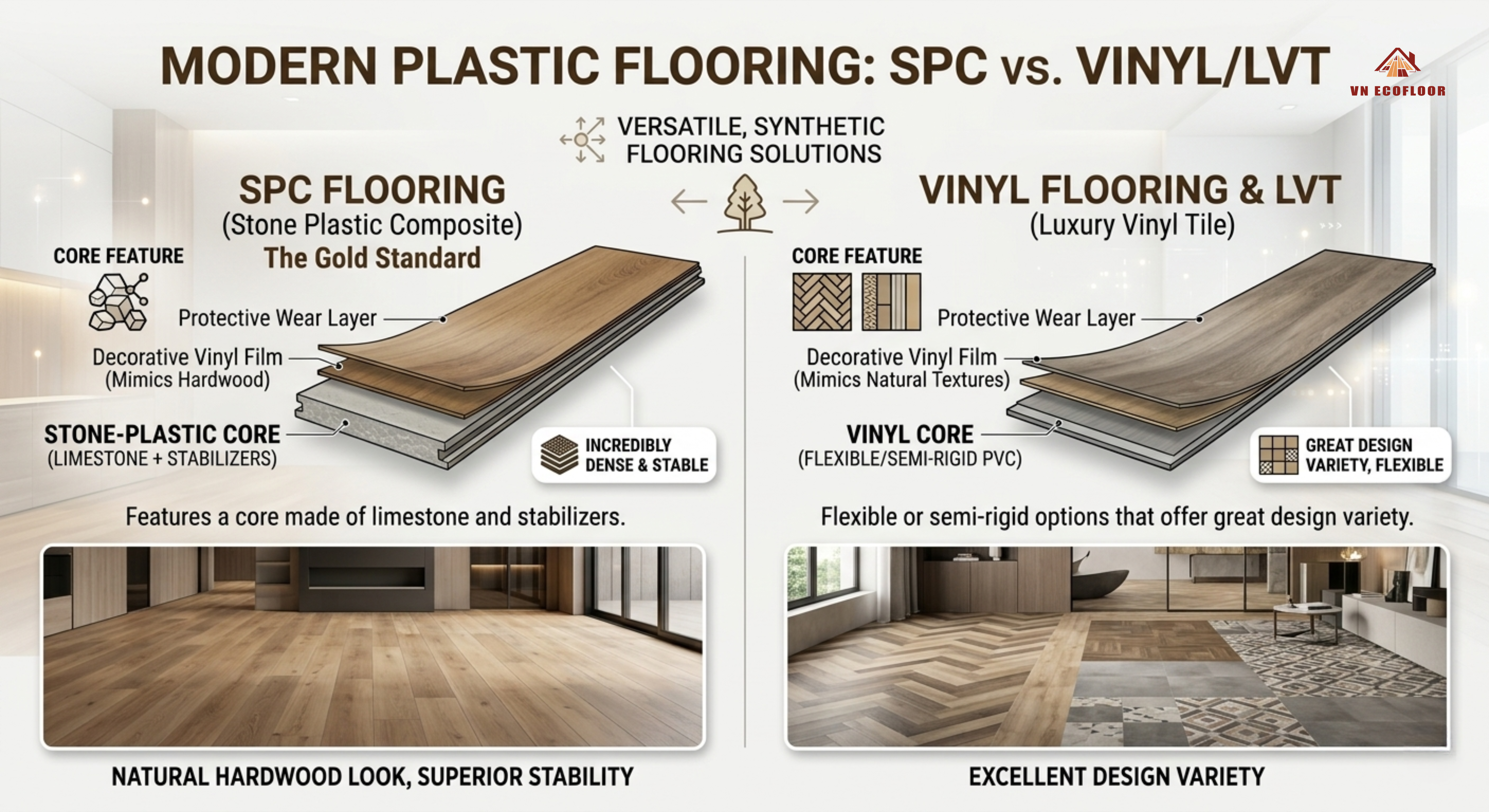 Modern Plastic flooring