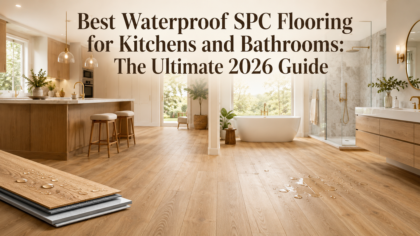 Best Waterproof SPC Flooring for Kitchens and Bathrooms: The Ultimate 2026 Guide