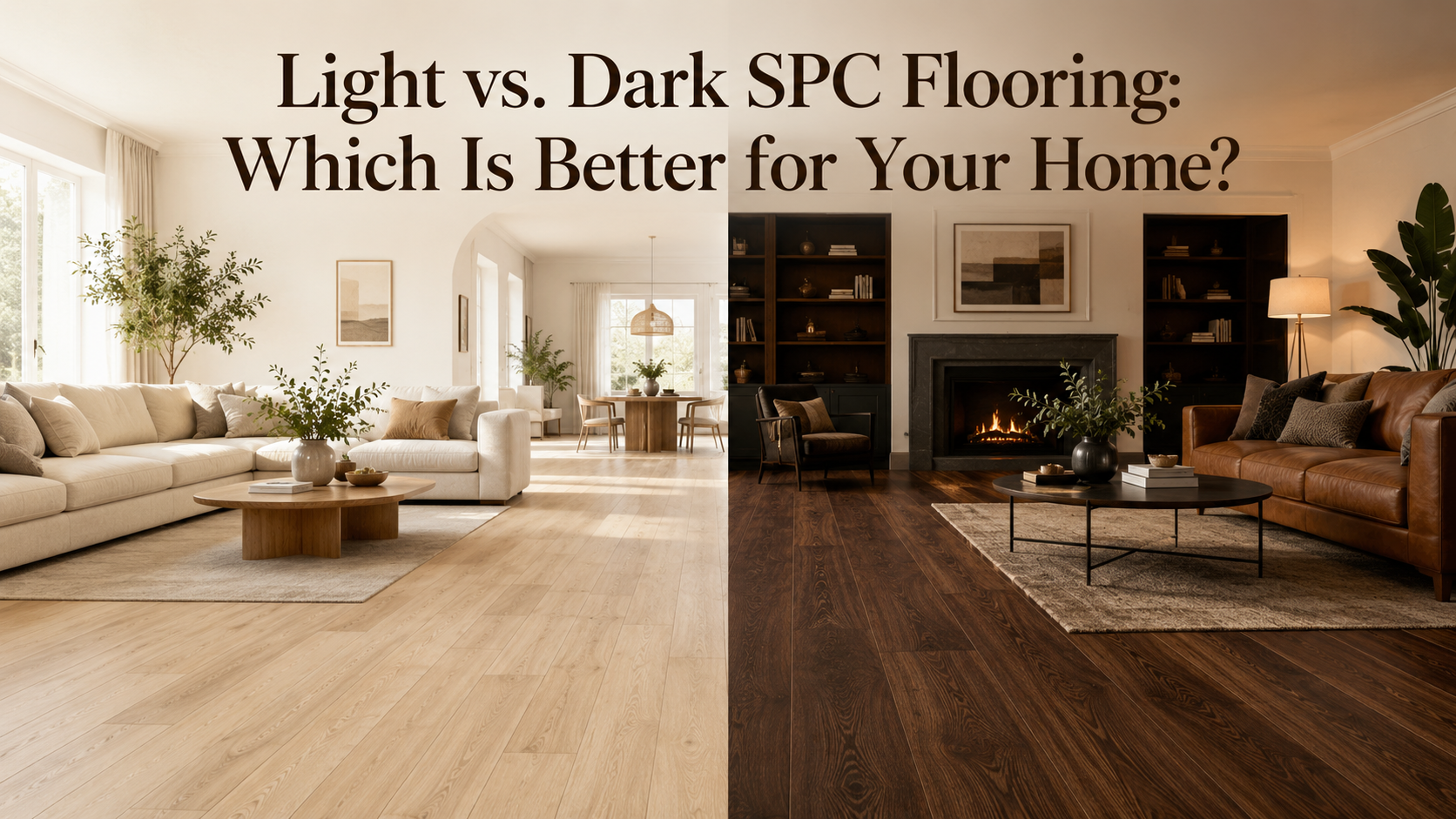 Light vs. Dark SPC Flooring: Which Is Better for Your Home?