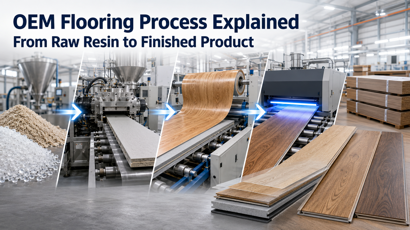 OEM Flooring Process Explained: From Raw Resin to Finished Product