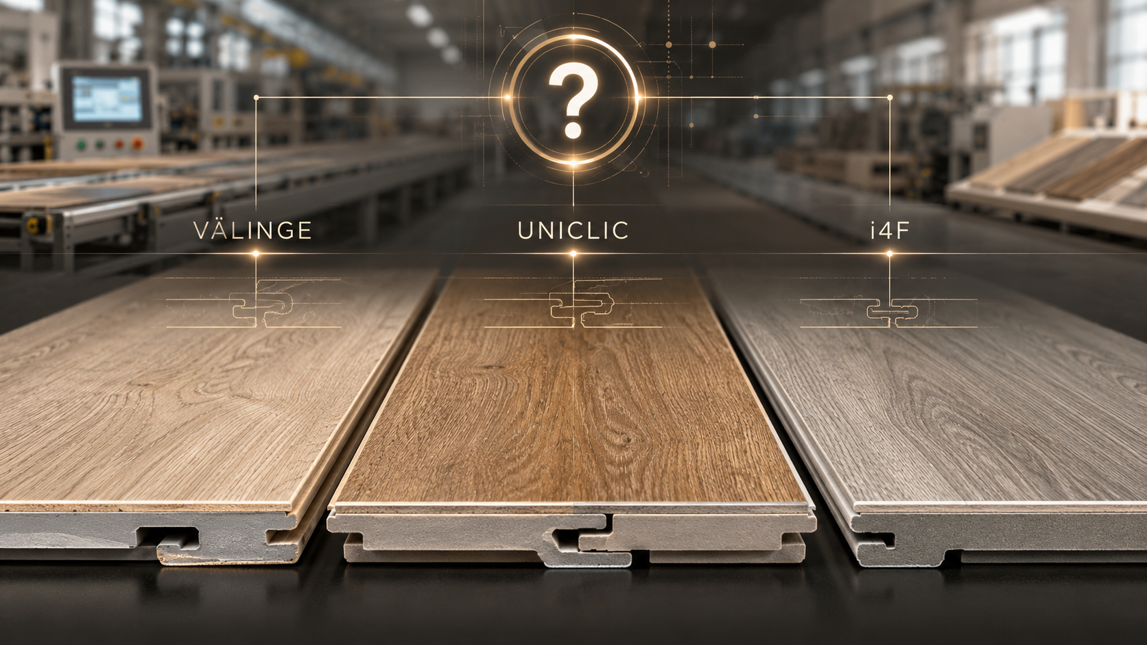Välinge, Uniclic, and i4F -Which is the best locking system for your brand?