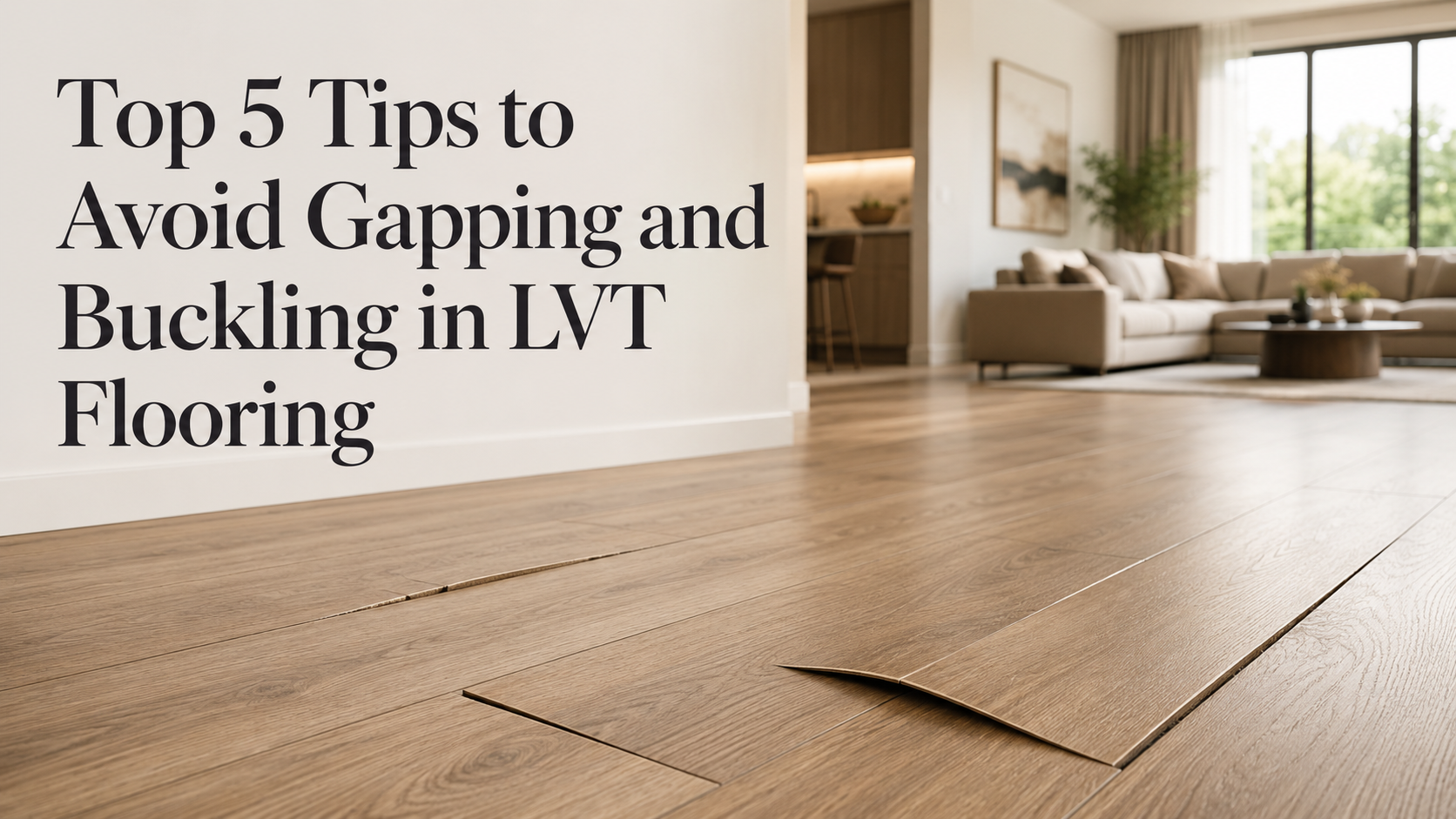 Top 5 Tips to Avoid Gapping and Buckling in LVT Flooring